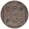 Piper Looms Chantille Global ACN2104 Mocha Machine Washable Area Rug Round Main Image
