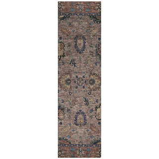 Piper Looms Chantille Global ACN2104 Mocha Machine Washable Area Rug Runner Main Image