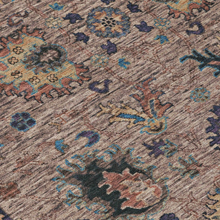 Piper Looms Chantille Global ACN2104 Mocha Machine Washable Area Rug Swatch Image