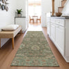 Piper Looms Chantille Global ACN2104 Olive Machine Washable Area Rug Runner Lifestyle Image Feature
