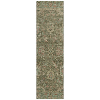 Piper Looms Chantille Global ACN2104 Olive Machine Washable Area Rug Runner Main Image
