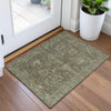 Piper Looms Chantille Global ACN2104 Olive Machine Washable Area Rug Scatter Lifestyle Image Feature