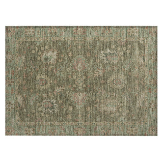 Piper Looms Chantille Global ACN2104 Olive Machine Washable Area Rug Scatter Main Image