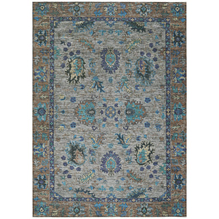 Piper Looms Chantille Global ACN2104 Pewter Machine Washable Area Rug main image