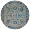Piper Looms Chantille Global ACN2104 Pewter Machine Washable Area Rug Round Main Image
