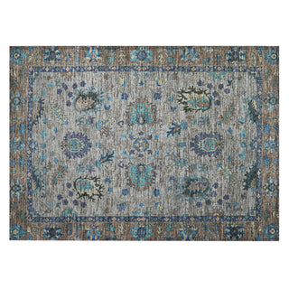 Piper Looms Chantille Global ACN2104 Pewter Machine Washable Area Rug Scatter Main Image