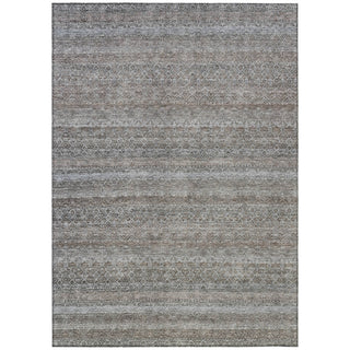 Piper Looms Chantille Stripes ACN2105 Brown Machine Washable Area Rug main image