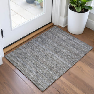 Piper Looms Chantille Stripes ACN2105 Brown Machine Washable Area Rug Scatter Lifestyle Image Feature