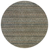 Piper Looms Chantille Stripes ACN2105 Chocolate Machine Washable Area Rug Round Main Image