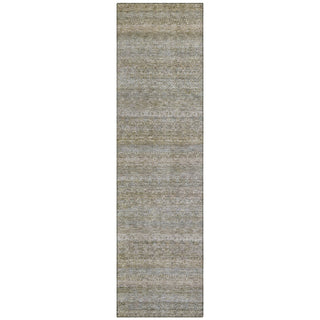 Piper Looms Chantille Stripes ACN2105 Khaki Machine Washable Area Rug Runner Main Image