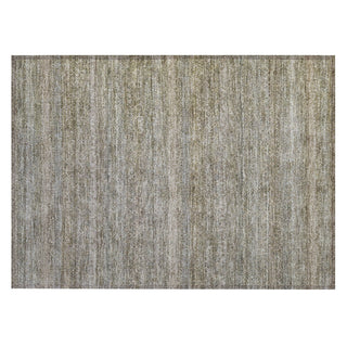 Piper Looms Chantille Stripes ACN2105 Khaki Machine Washable Area Rug Scatter Main Image
