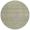 Piper Looms Chantille Stripes ACN2105 Linen Machine Washable Area Rug Round Main Image