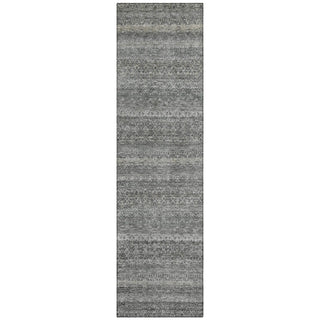 Piper Looms Chantille Stripes ACN2105 Pewter Machine Washable Area Rug Runner Main Image