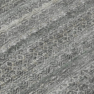 Piper Looms Chantille Stripes ACN2105 Pewter Machine Washable Area Rug Swatch Image