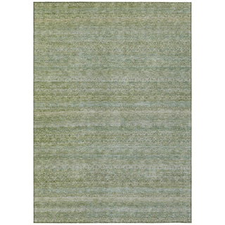 Piper Looms Chantille Stripes ACN2105 Sage Machine Washable Area Rug main image