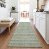 Piper Looms Chantille Stripes ACN2105 Sage Machine Washable Area Rug Runner Lifestyle Image Feature