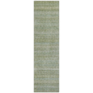 Piper Looms Chantille Stripes ACN2105 Sage Machine Washable Area Rug Runner Main Image