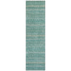 Piper Looms Chantille Stripes ACN2105 Teal Machine Washable Area Rug Runner Main Image