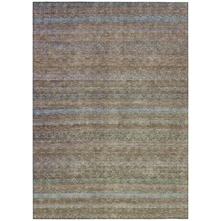 Piper Looms Chantille Stripes ACN2106 Brown Machine Washable Area Rug main image