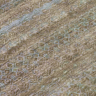 Piper Looms Chantille Stripes ACN2106 Brown Machine Washable Area Rug Swatch Image