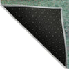 Piper Looms Chantille Stripes ACN2106 Green Machine Washable Area Rug Backing Image
