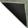 Piper Looms Chantille Stripes ACN2106 Olive Machine Washable Area Rug Backing Image