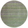 Piper Looms Chantille Stripes ACN2106 Olive Machine Washable Area Rug Round Main Image