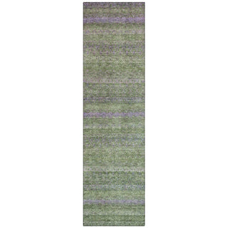 Piper Looms Chantille Stripes ACN2106 Olive Machine Washable Area Rug Runner Main Image