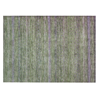 Piper Looms Chantille Stripes ACN2106 Olive Machine Washable Area Rug Scatter Main Image