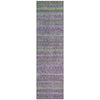 Piper Looms Chantille Stripes ACN2106 Purple Machine Washable Area Rug Runner Main Image