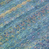 Piper Looms Chantille Stripes ACN2106 Teal Machine Washable Area Rug Swatch Image