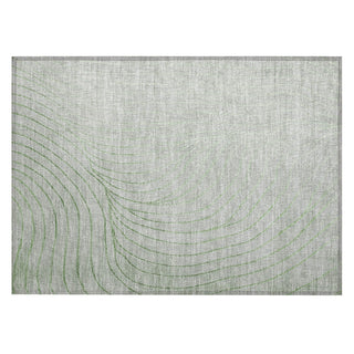 Piper Looms Chantille Swirls ACN2107 Aloe Machine Washable Area Rug Scatter Main Image