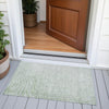 Piper Looms Chantille Swirls ACN2107 Aloe Machine Washable Area Rug Scatter Outdoor Lifestyle Image Feature