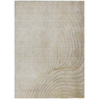 Piper Looms Chantille Swirls ACN2107 Beige Machine Washable Area Rug main image