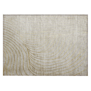 Piper Looms Chantille Swirls ACN2107 Beige Machine Washable Area Rug Scatter Main Image