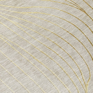 Piper Looms Chantille Swirls ACN2107 Beige Machine Washable Area Rug Swatch Image