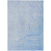 Piper Looms Chantille Swirls ACN2107 Blue Machine Washable Area Rug main image