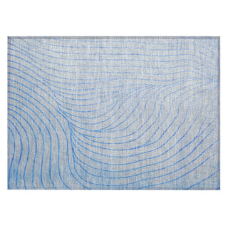 Piper Looms Chantille Swirls ACN2107 Blue Machine Washable Area Rug Scatter Main Image
