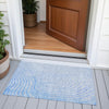 Piper Looms Chantille Swirls ACN2107 Blue Machine Washable Area Rug Scatter Outdoor Lifestyle Image Feature