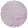 Piper Looms Chantille Swirls ACN2107 Blush Machine Washable Area Rug Round Main Image