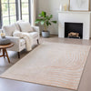 Piper Looms Chantille Swirls ACN2107 Copper Machine Washable Area Rug Lifestyle Image Feature