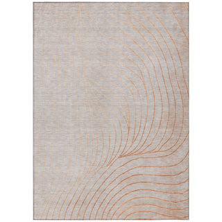Piper Looms Chantille Swirls ACN2107 Copper Machine Washable Area Rug main image