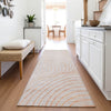 Piper Looms Chantille Swirls ACN2107 Copper Machine Washable Area Rug Runner Lifestyle Image Feature