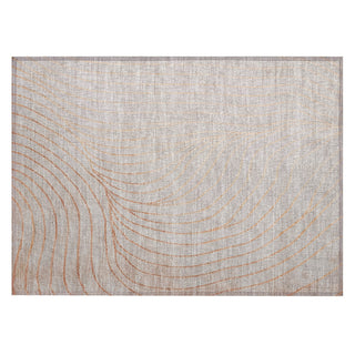 Piper Looms Chantille Swirls ACN2107 Copper Machine Washable Area Rug Scatter Main Image