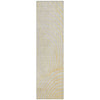 Piper Looms Chantille Swirls ACN2107 Gold Machine Washable Area Rug Runner Main Image