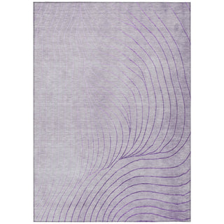 Piper Looms Chantille Swirls ACN2107 Lavender Machine Washable Area Rug main image