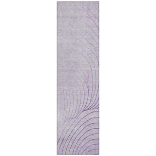 Piper Looms Chantille Swirls ACN2107 Lavender Machine Washable Area Rug Runner Main Image