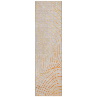 Piper Looms Chantille Swirls ACN2107 Orange Machine Washable Area Rug Runner Main Image