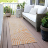 Piper Looms Chantille Swirls ACN2107 Orange Machine Washable Area Rug Runner Outdoor Lifestyle Image Feature