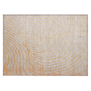 Piper Looms Chantille Swirls ACN2107 Orange Machine Washable Area Rug Scatter Main Image